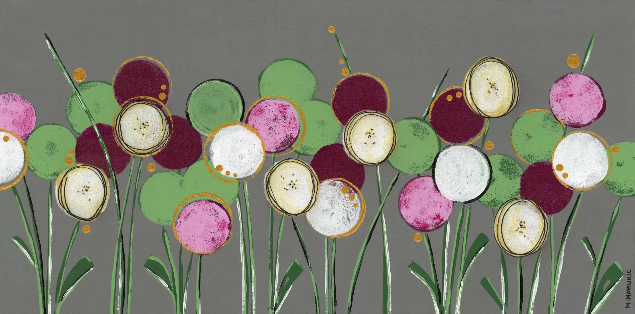 Floral Panoramic Originals – Dahlia Dreams – Candy Crush