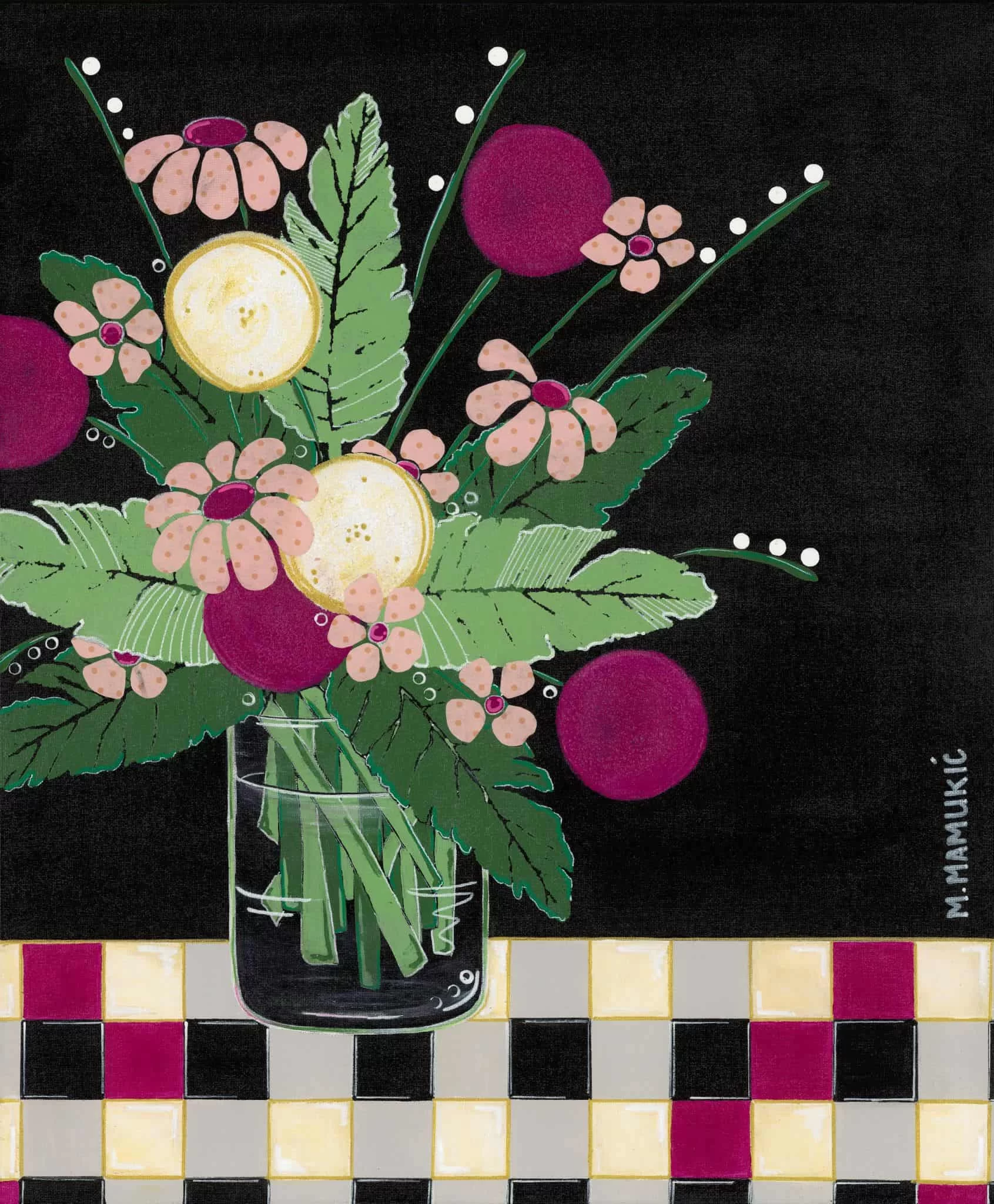 Floral – A splash of Pink