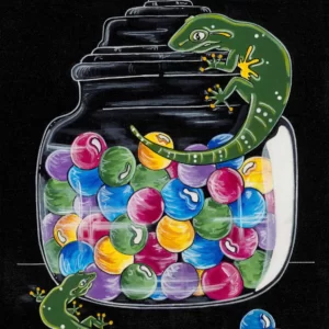 Kitchen Jar Originals - Gumball Geckos