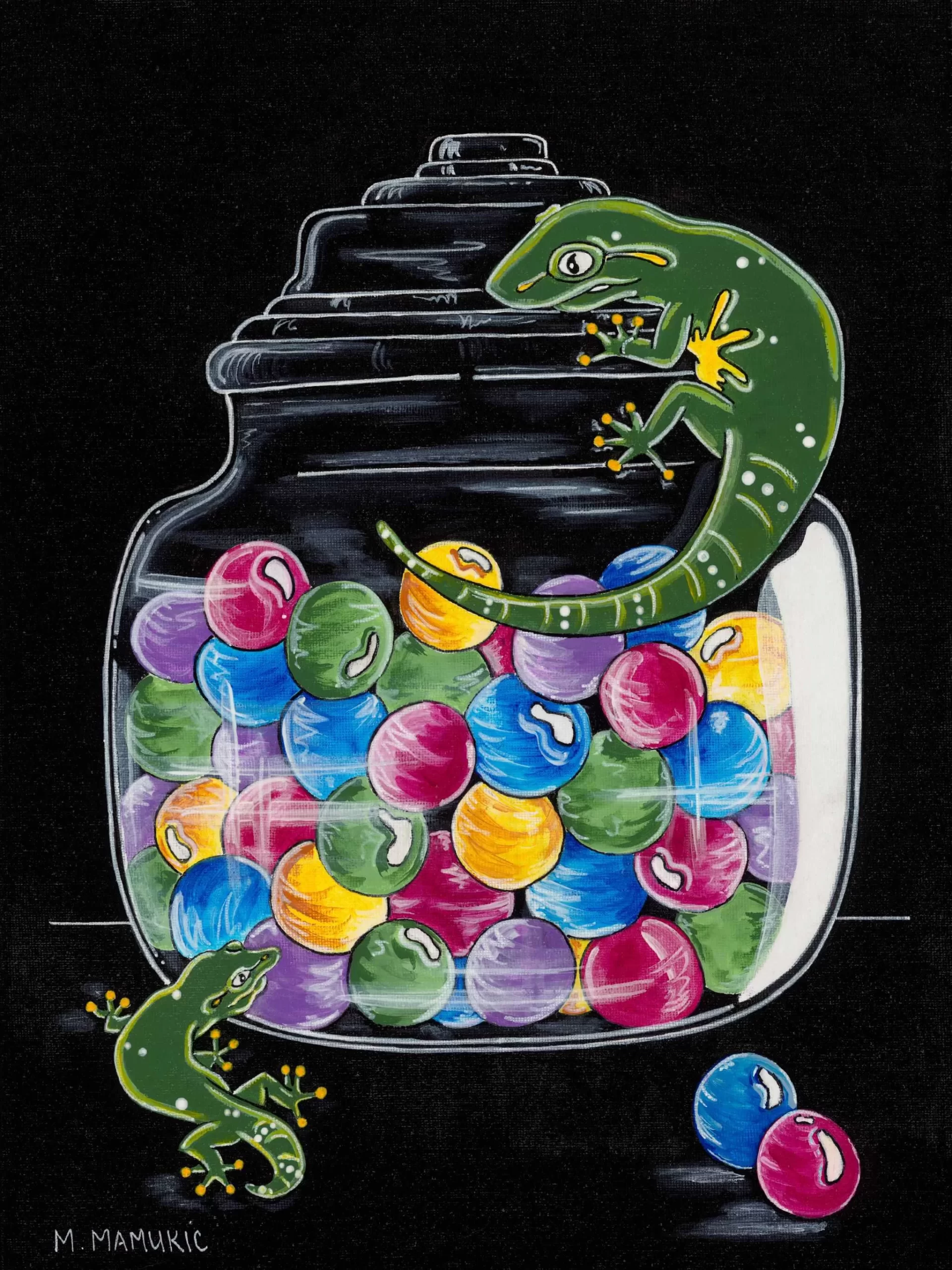Kitchen Jar Originals – Gumball Geckos