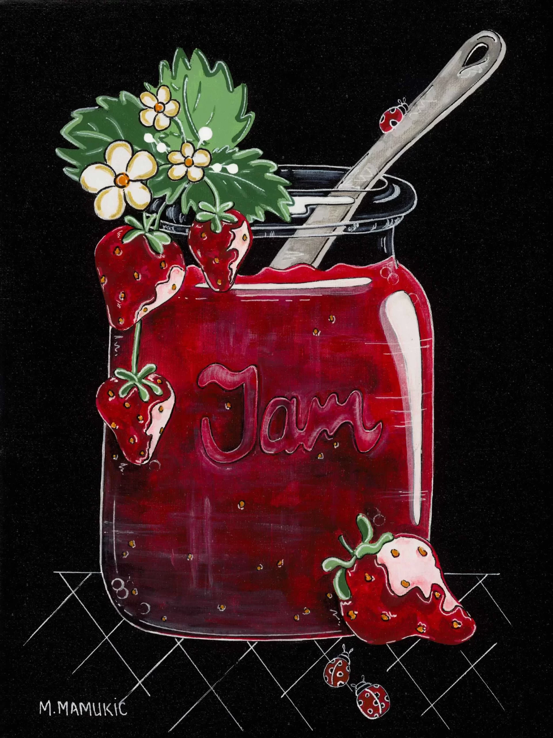 Kitchen Jars – Homemade Strawberry Jam