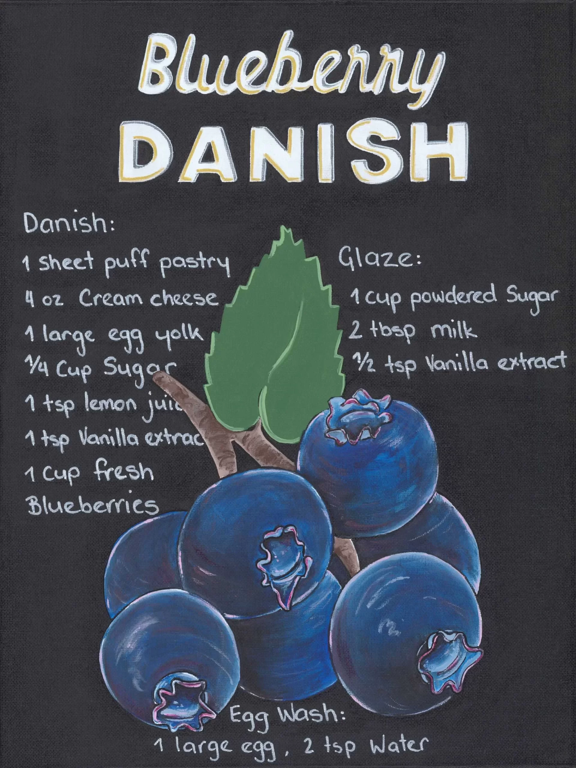 Kitchen – Blueberry Danish