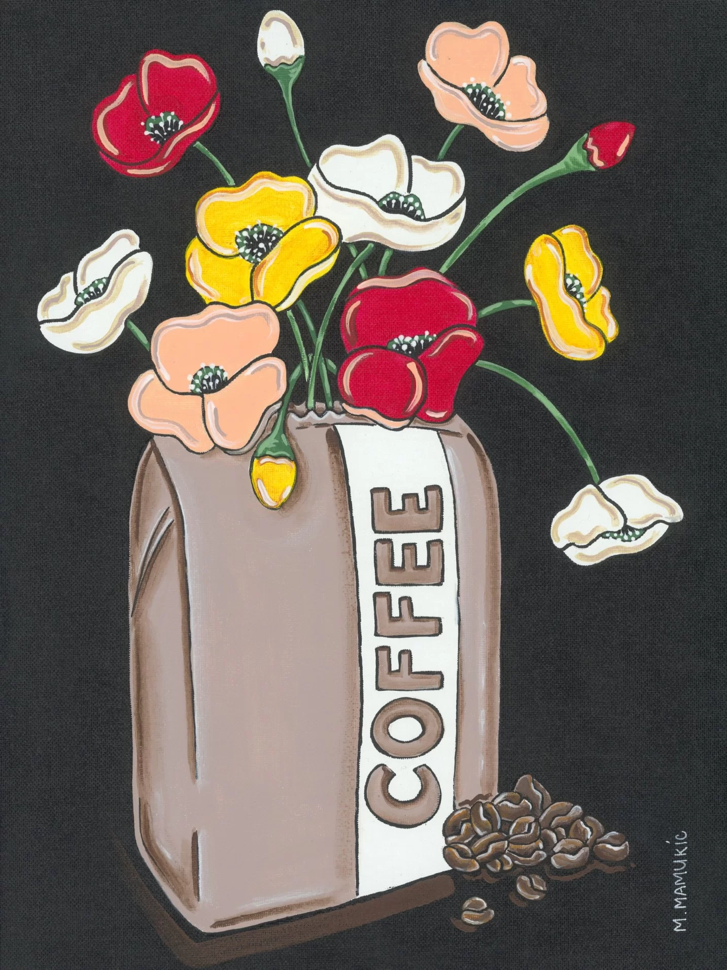 Floral – Coffee