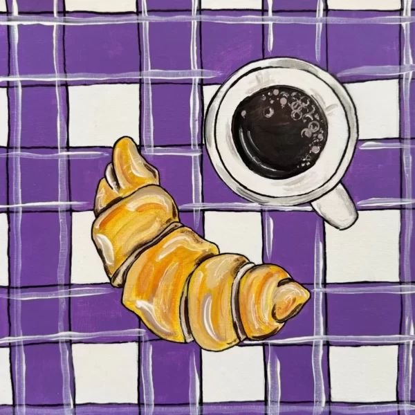 Croissant - Original only, Not available in print.