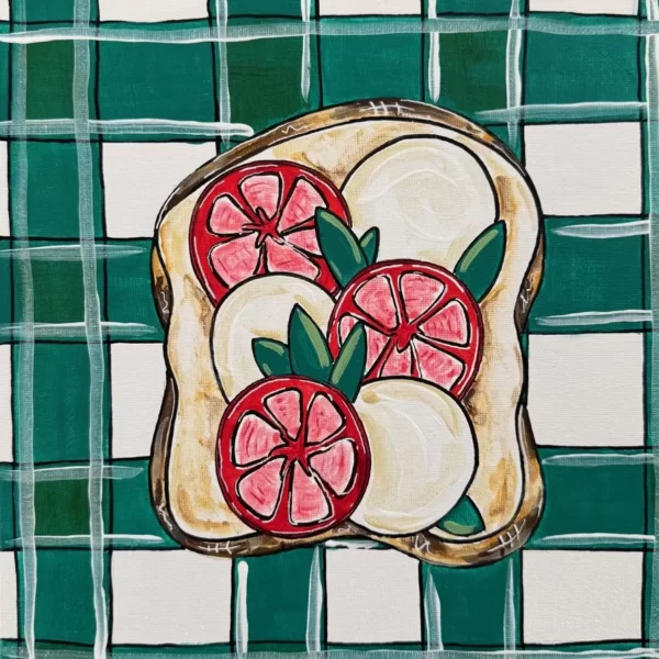 Tomato Boccini and Basil - Original only, Not available in print.